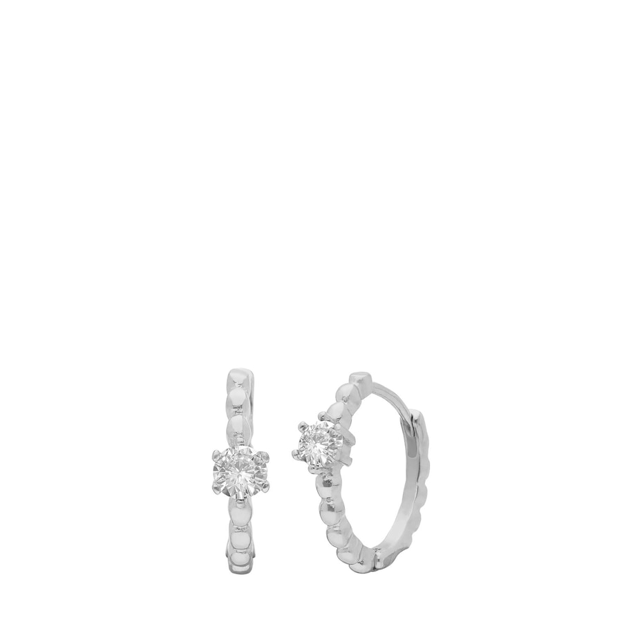 Lucardi Ohrringe Stahl Silber Damen