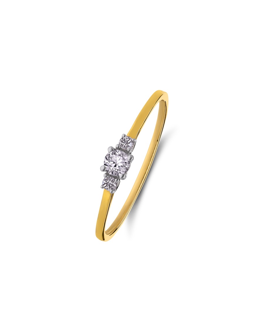 Lucardi Ring 585 Gold 58mm Damen