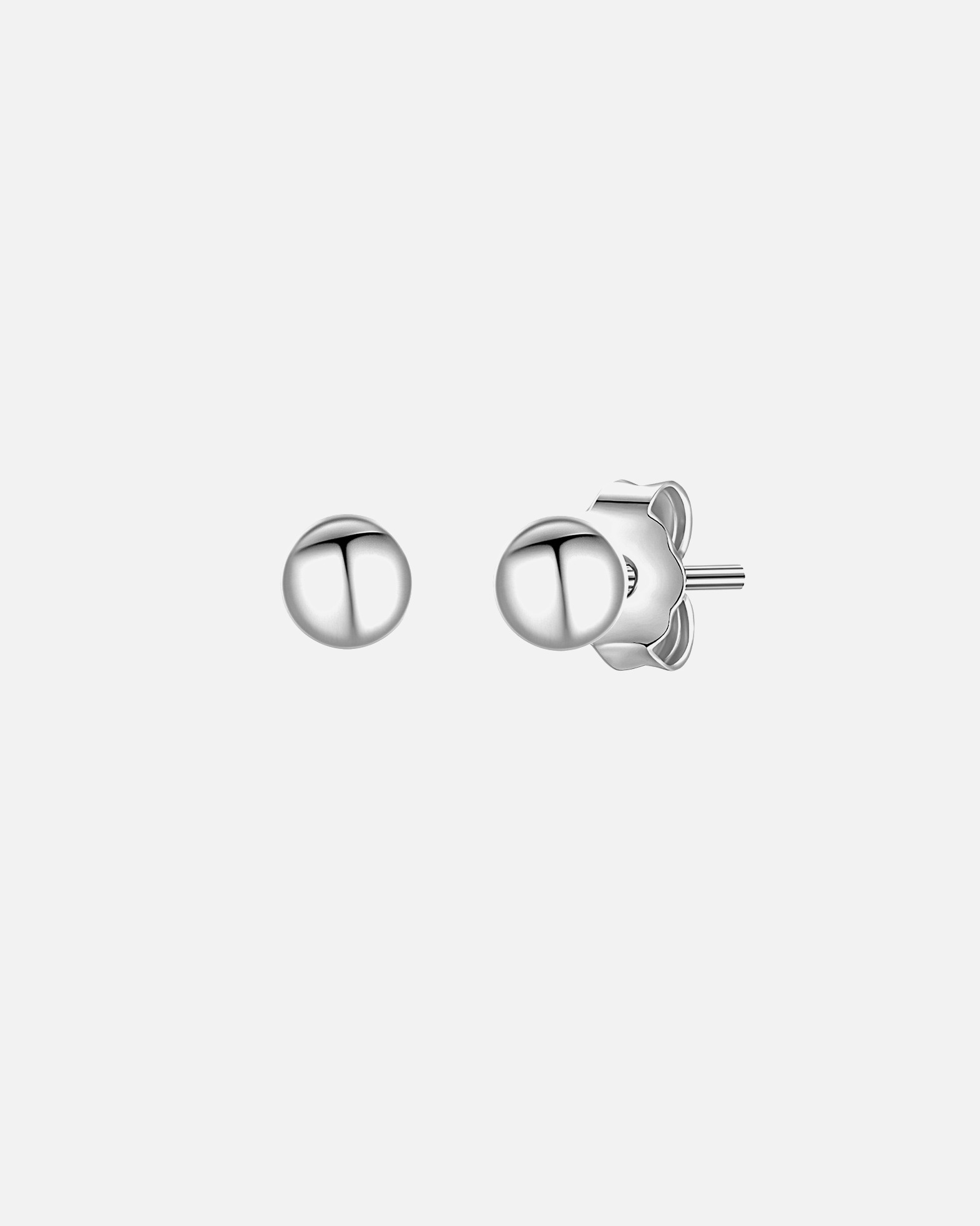 Ohrringe für Weiblich Glanzstücke München Ohrstecker Sterling Silber in Silber 3,0 mm