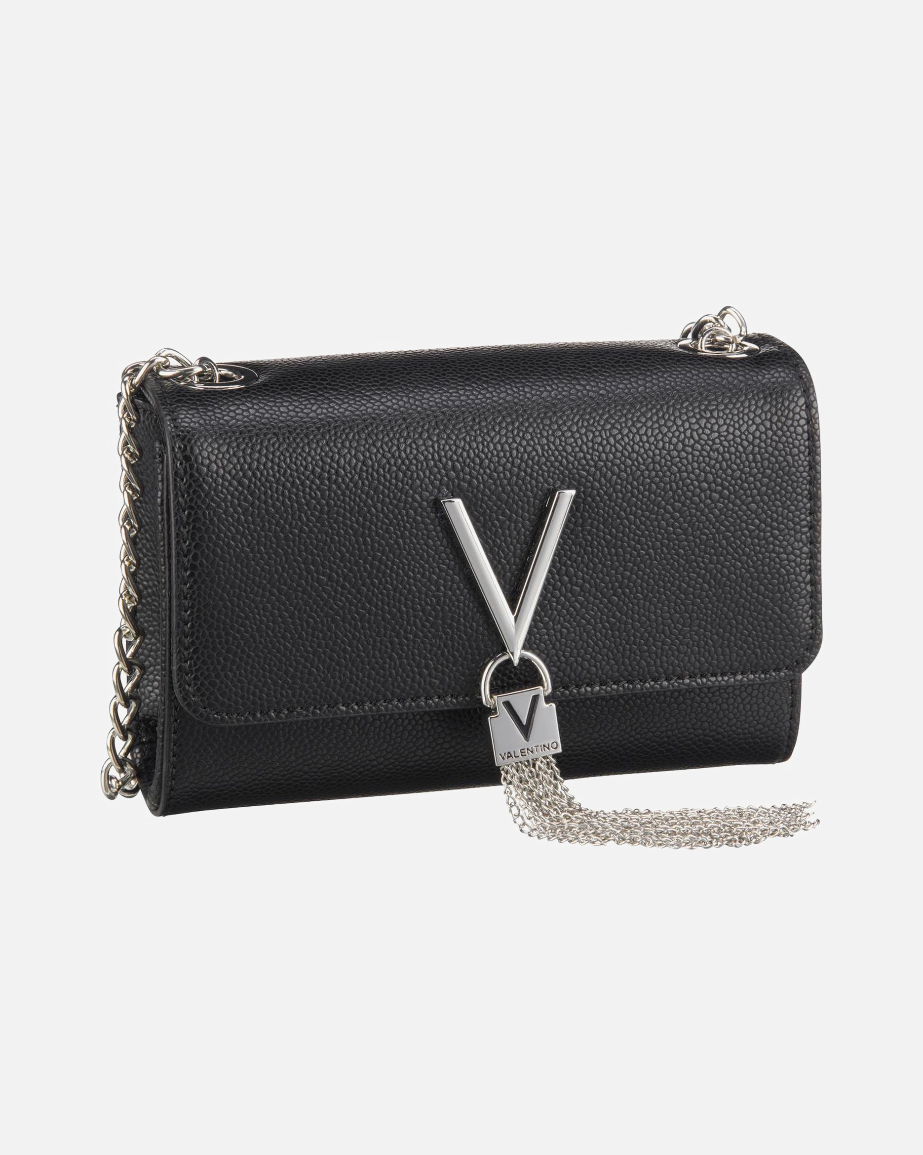 Umhängetasche für Weiblich Valentino Bags Clutch Divina Pochette 03G Nero