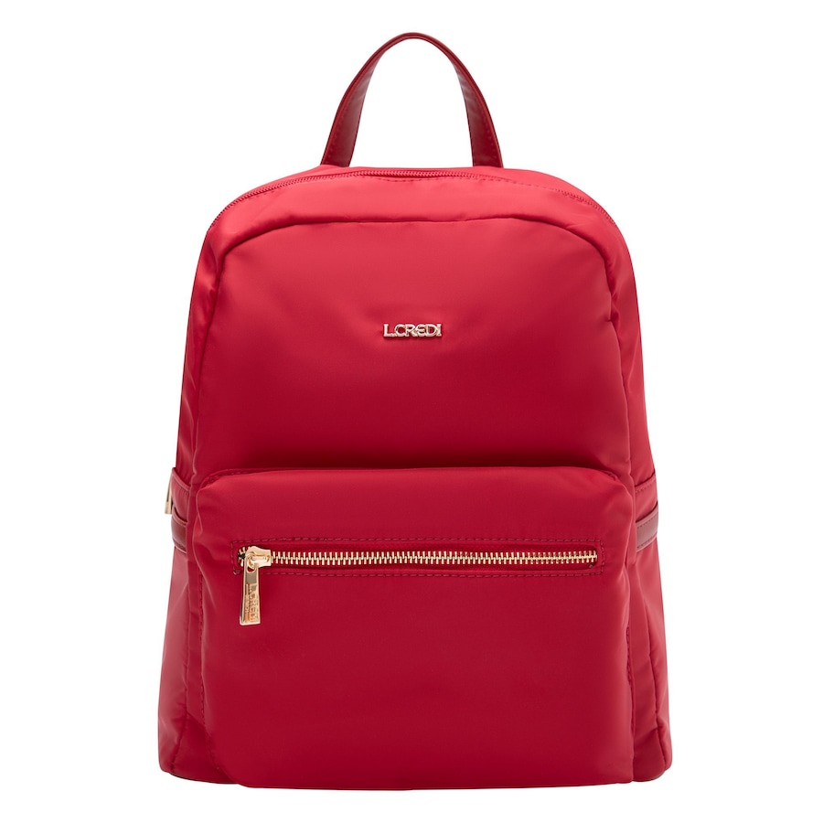L.CREDI Alena City-Rucksack rot Rot Damen