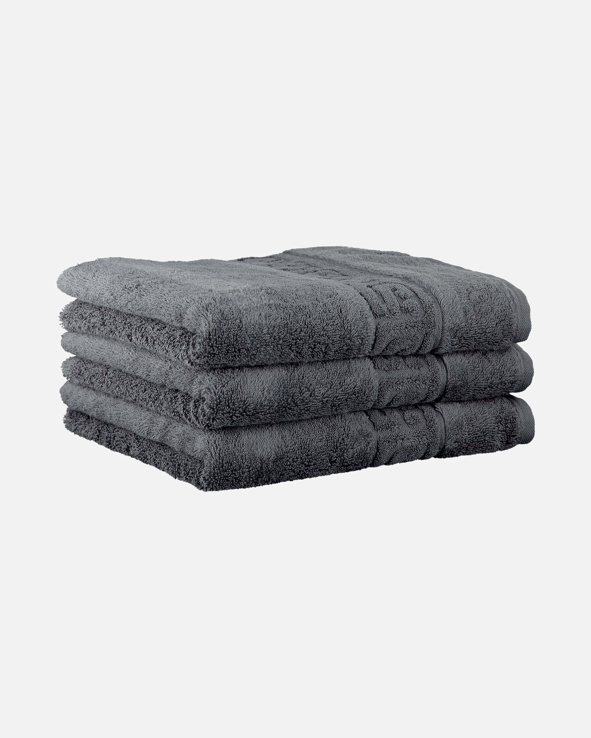Handtuch für Unisex Cawö Handtuch 3er Pack 'C Noblesse' Anthrazit