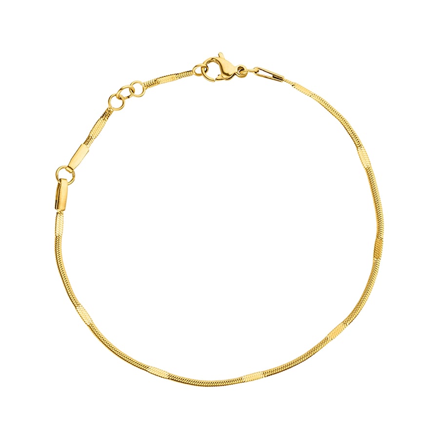Purelei Kanani Armband 100% Edelstahl Gold Hellbraun Damen