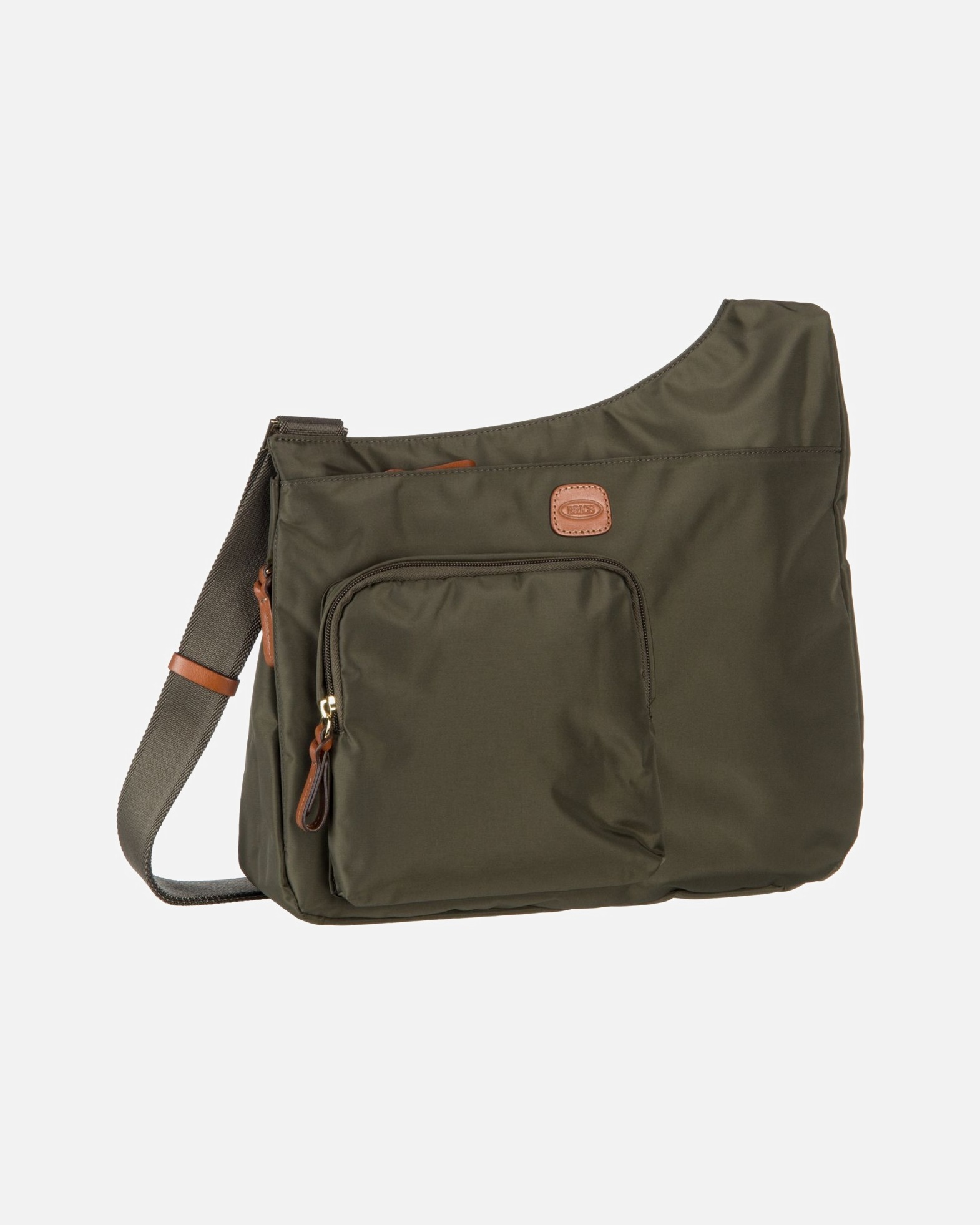 Umhängetasche für Weiblich Bric's Beuteltasche X-Bag Damentasche Oliva