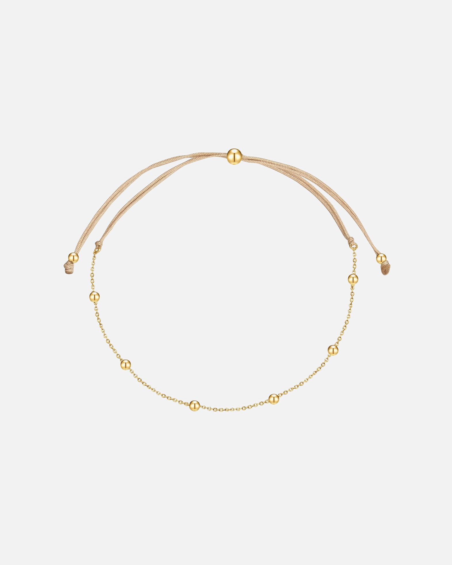 Armband für Weiblich Glanzstücke München Armband Sterling Silber in Gelbgold 15,0 - 22,0 cm, flexibel einstellbar