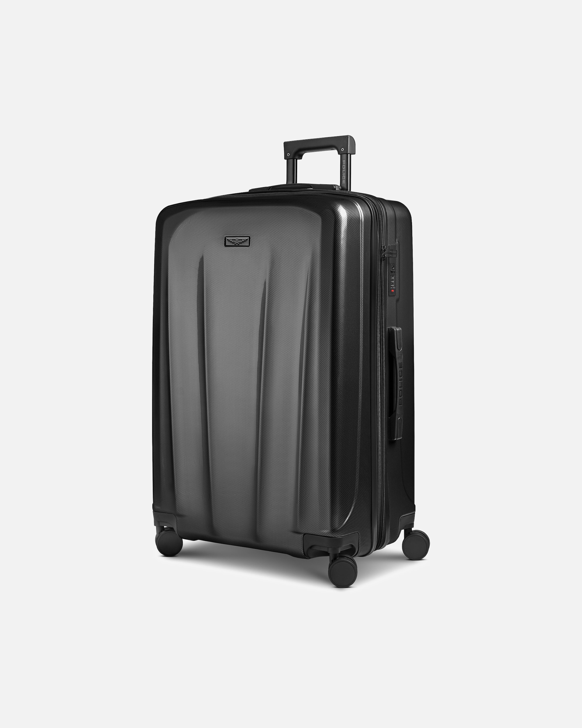 Trolley für Männlich Police New York 4 Rollen Trolley L 72 cm mit Dehnfalte black
