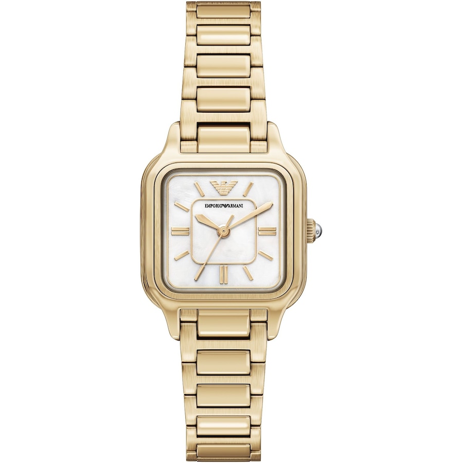 Emporio Armani Damenuhr Edelstahl gold Damen
