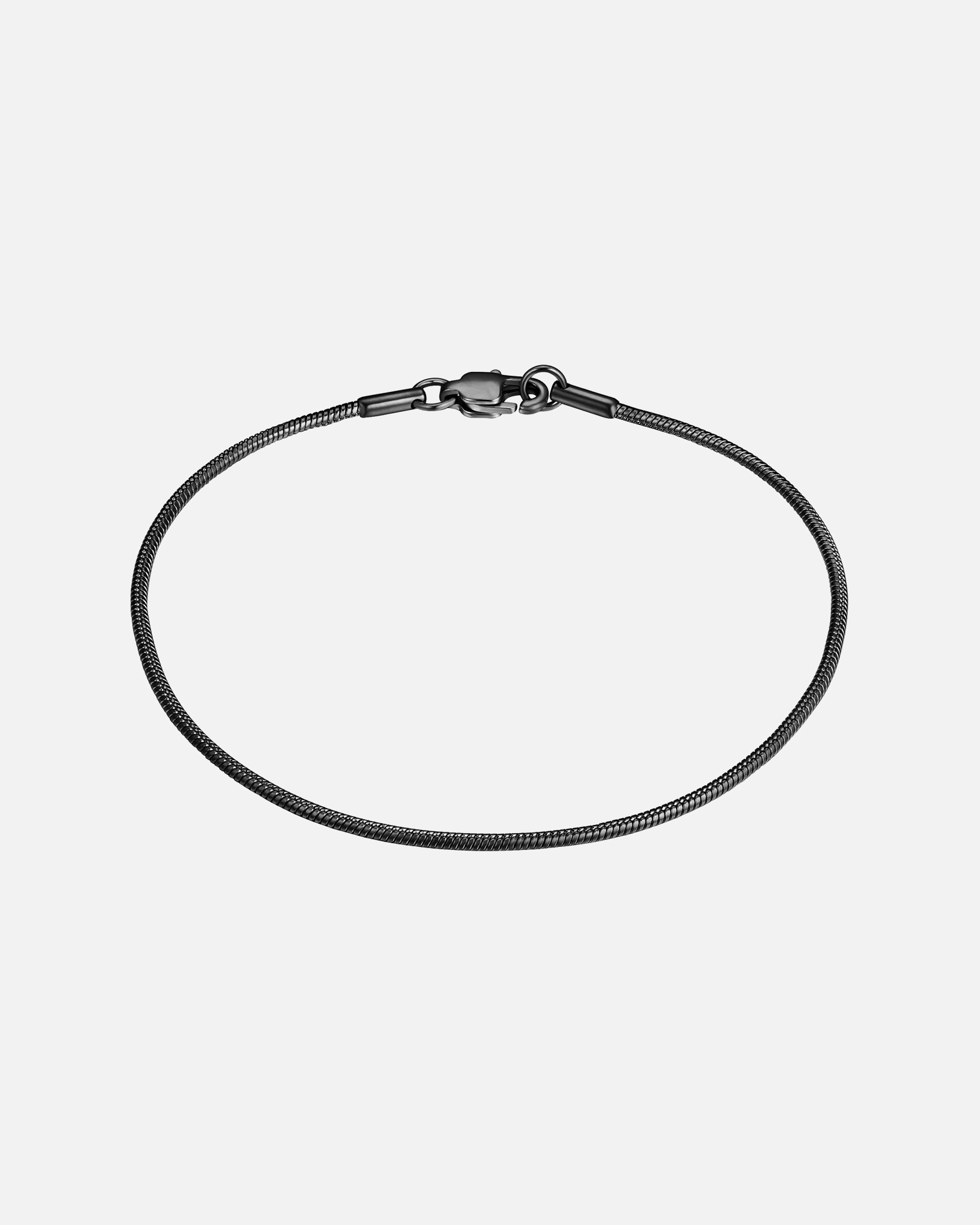 Armband für Männlich True Rebels Armband aus Edelstahl in Schwarz 19 cm