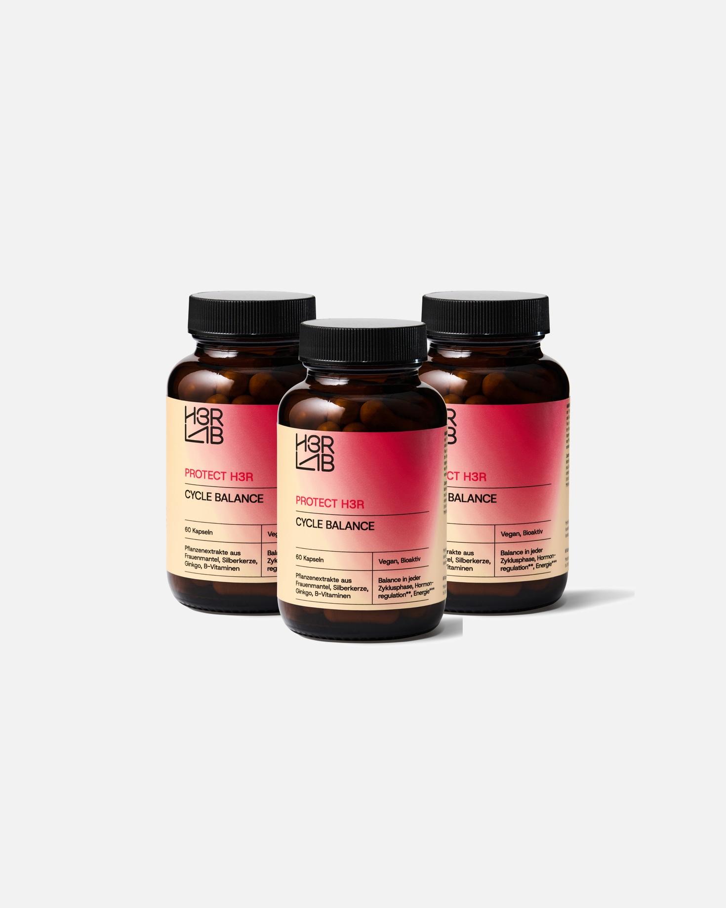 Nahrungsergänzung Haut für Weiblich H3R LAB Default Brand Line Cycle Balance 3er Set mit 20% Preisvorteil