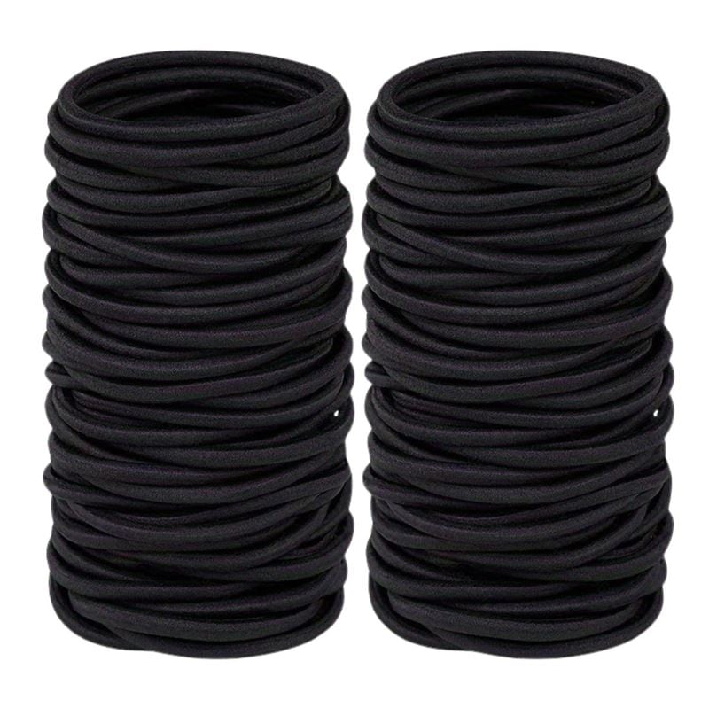 SOHO Basic Haargummis Schwarz Damen