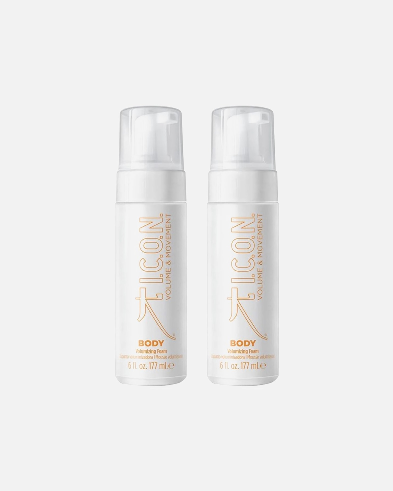 Schaumfestiger für Weiblich ICON BODY Volumen Schaumfestiger 2er Set 1 Stück