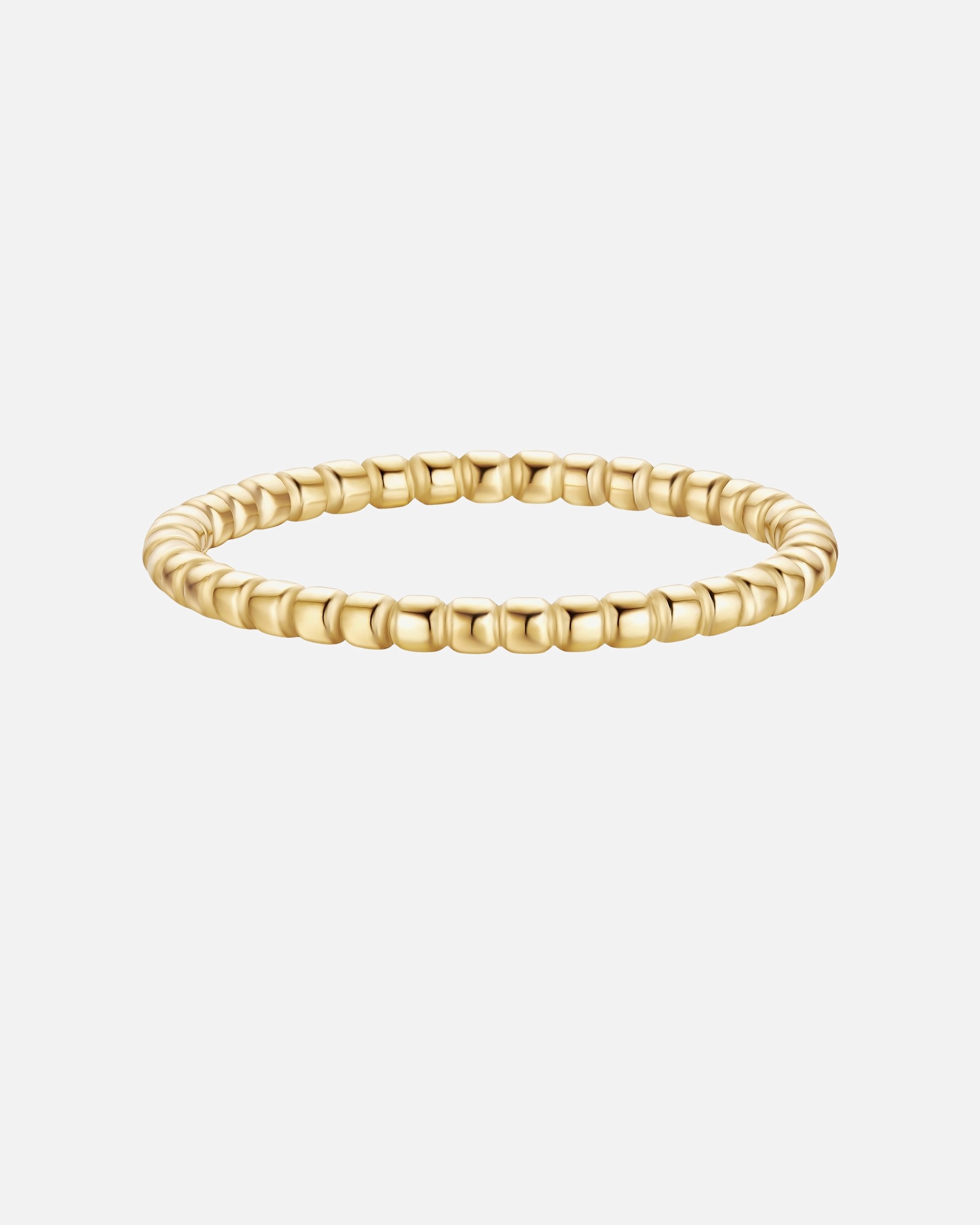 Ring für Weiblich Eastside Ring aus Edelstahl in Gelbgold 50
