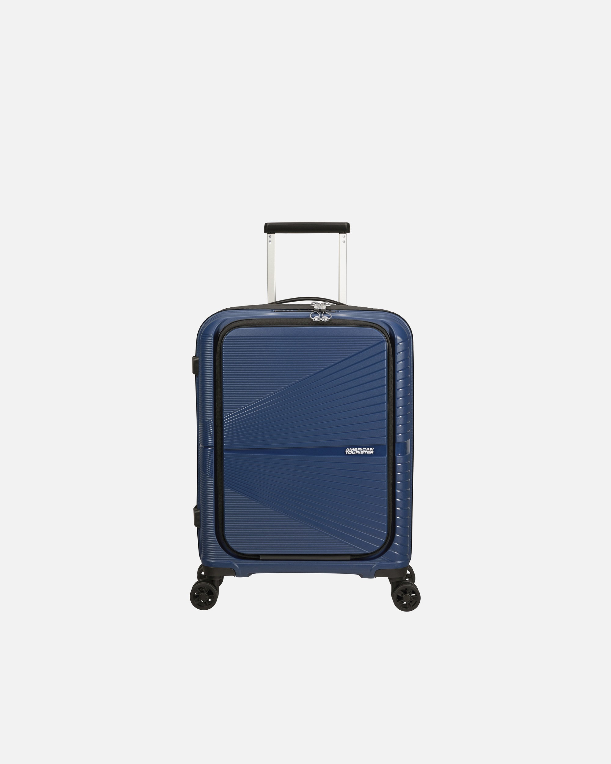 Koffer für Unisex American Tourister Koffer Airconic Spinner 55 mit Laptopfach 15.6 Zoll Midnight Navy