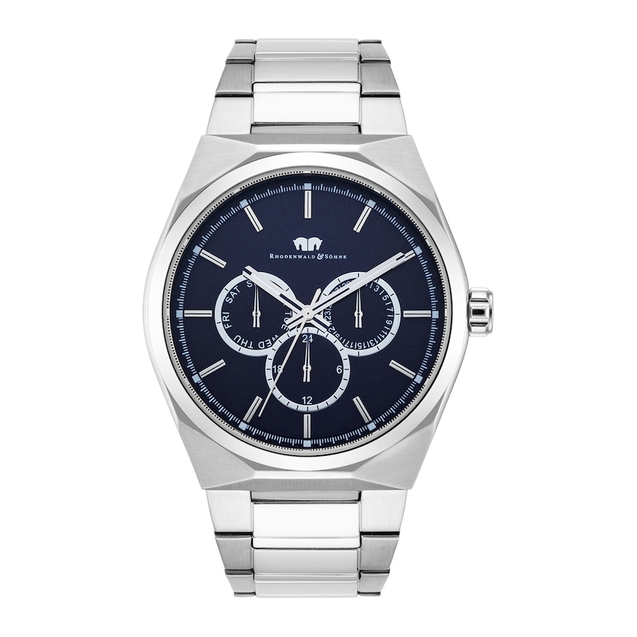 Rhodenwald & Söhne Armband-Uhr Cooledge aus Edelstahl in silber 42,0 mm Herren