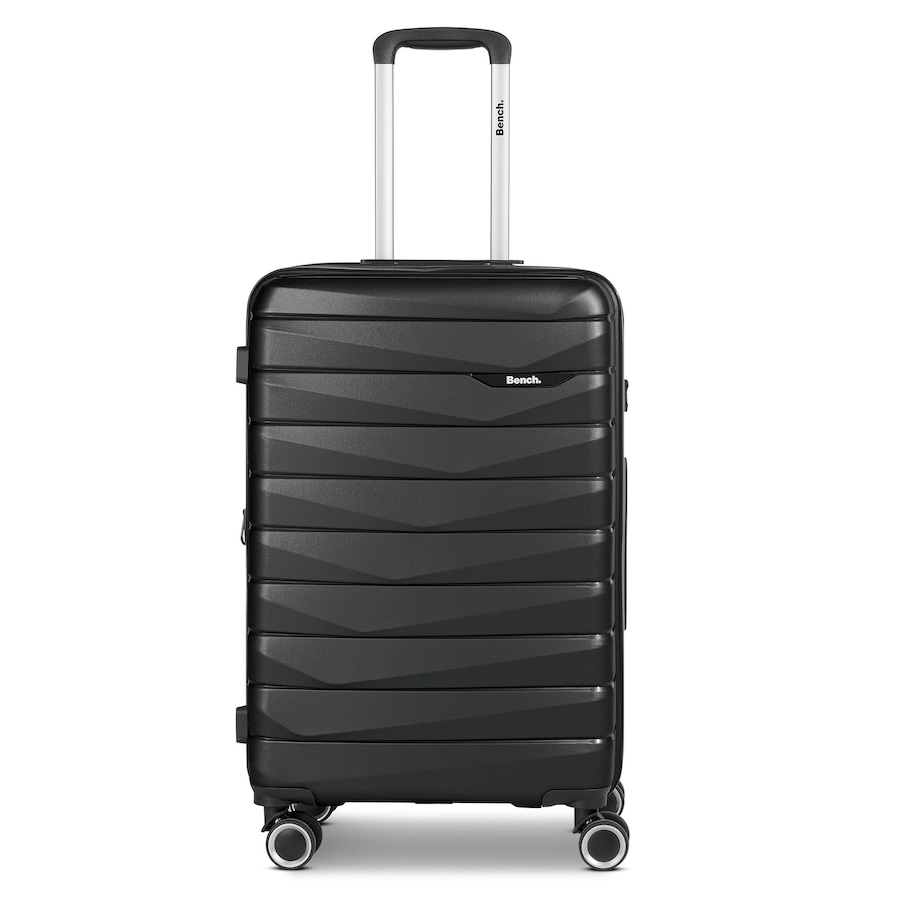 Bench. Paris 4 Rollen Trolley M 66 cm mit Dehnfalte black Schwarz Herren