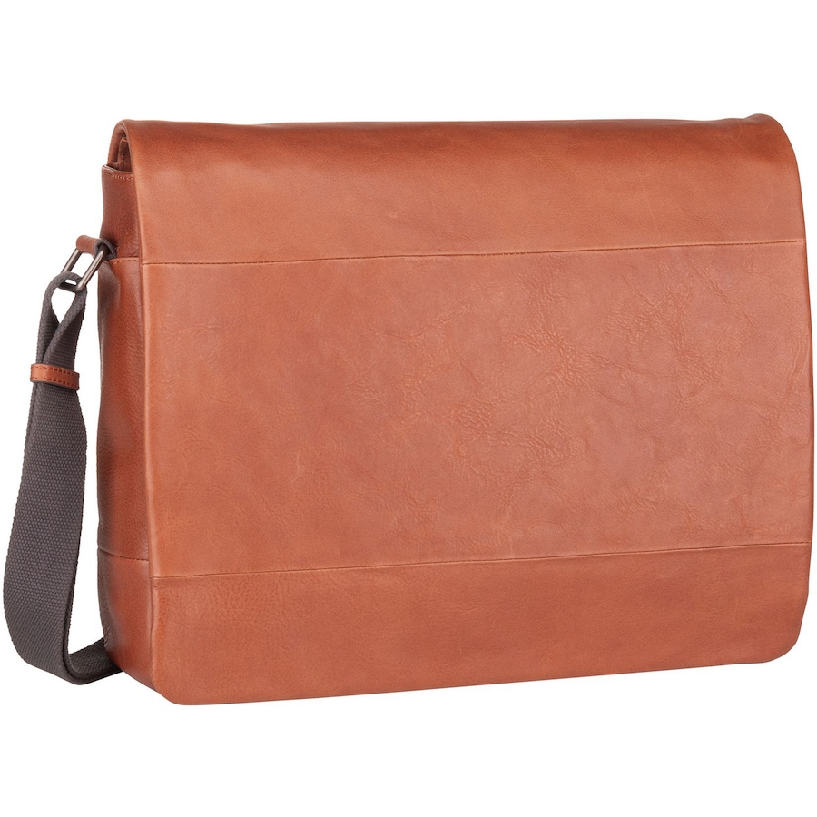 Leonhard Heyden Umhängetasche Hamburg 7077 Cognac Hellbraun Herren