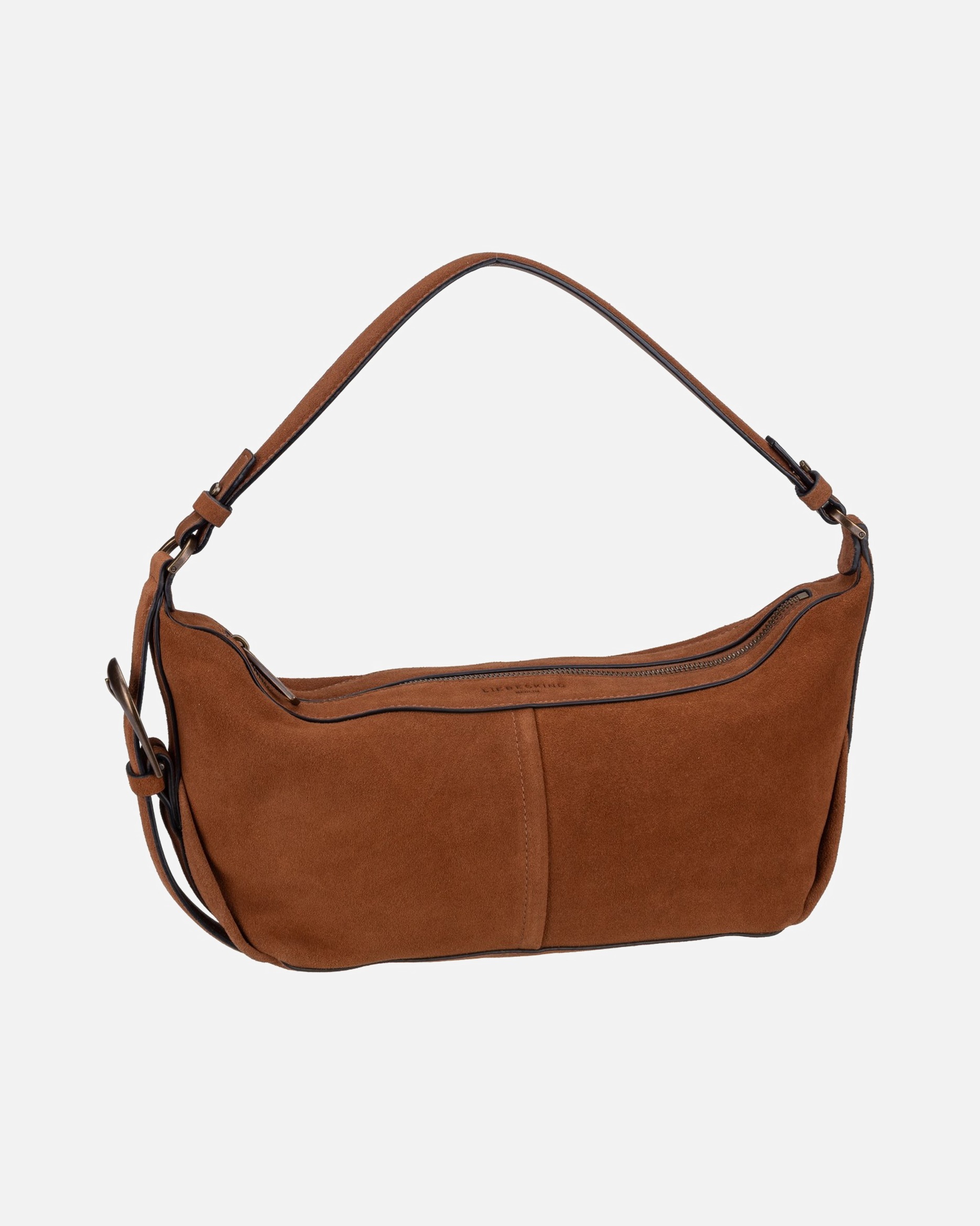 Handtasche für Weiblich Liebeskind Handtasche Paris II Hobo S Hydro Suede Brown