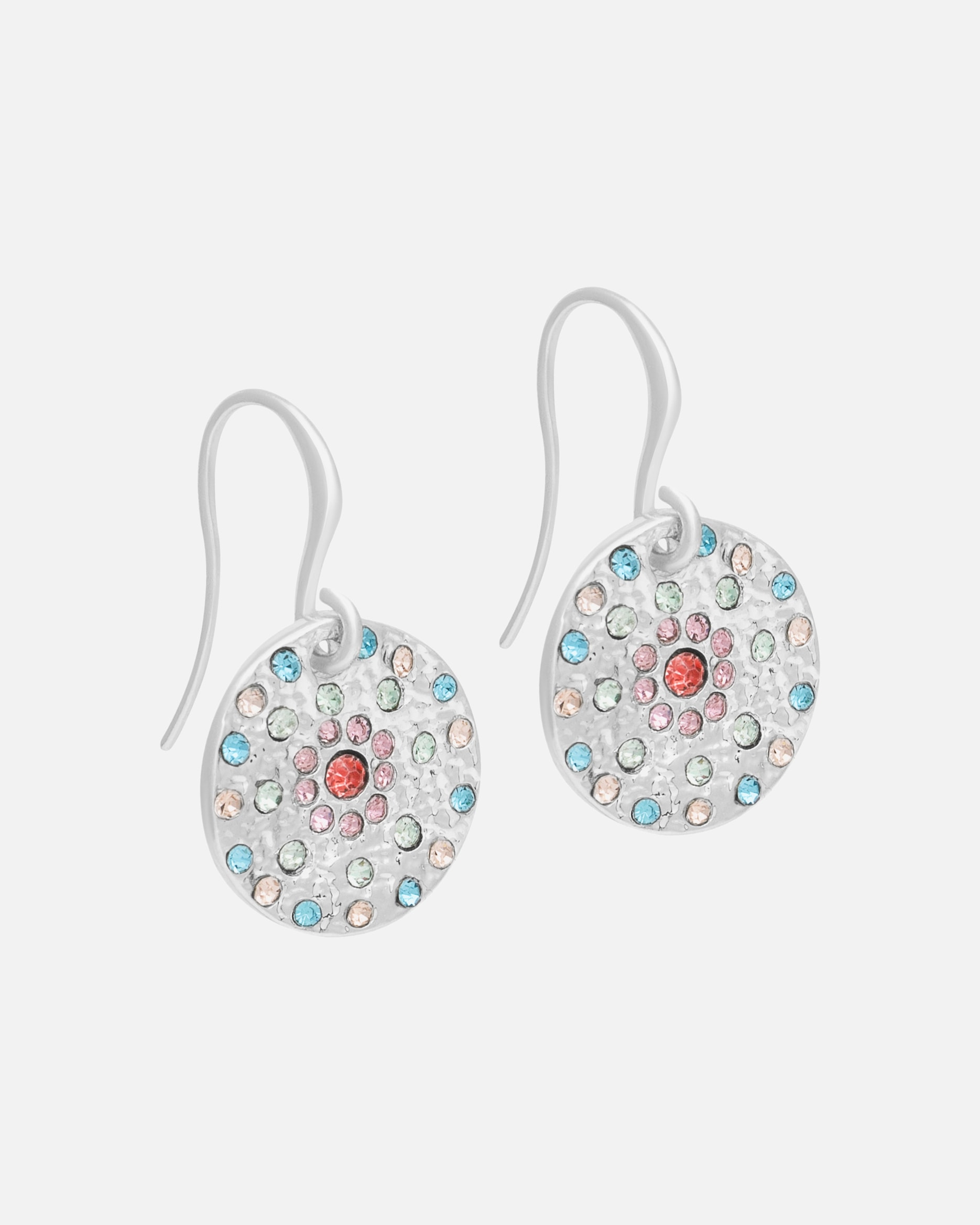Ohrringe für Weiblich A&C Oslo – Nordic Design Jewellery Default Brand Line Ohrhänger 'Vibrance Silver' silver