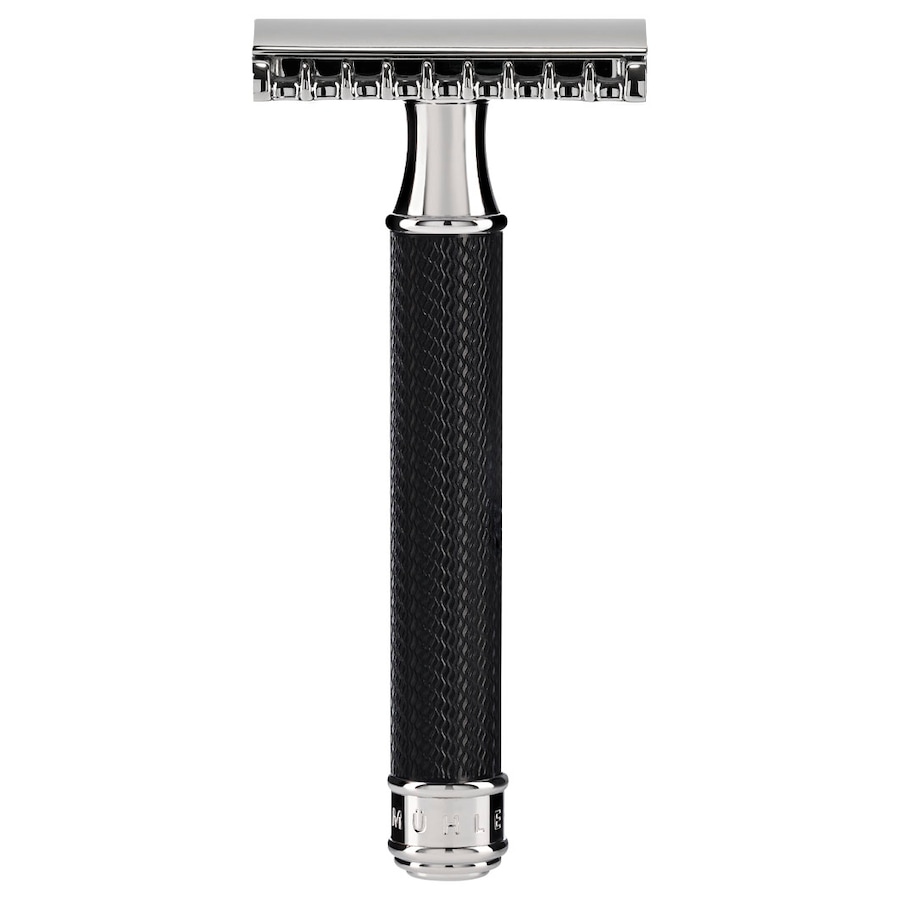 Mühle TRADITIONAL Rasierhobel, offener Kamm, Griffmaterial Metall, schwarz Herren