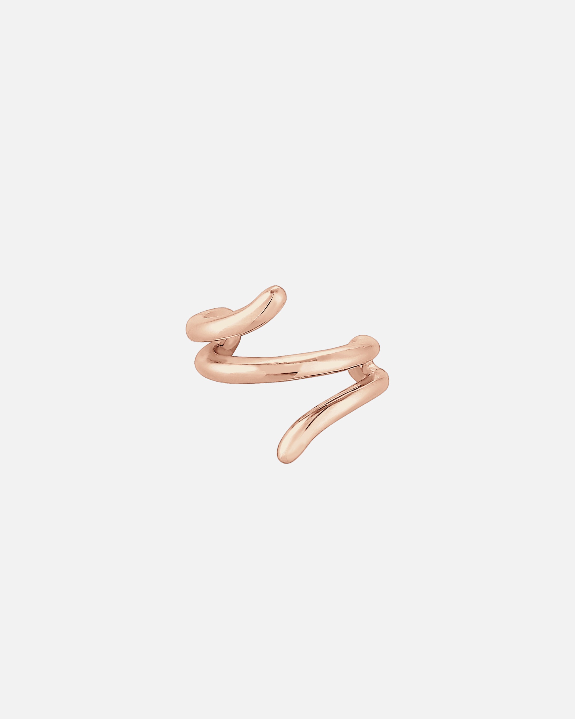 Ear Cuff für Weiblich Elli Earcuff Ohrklemme Geo Basic Minimal 925 Silber rosefarben