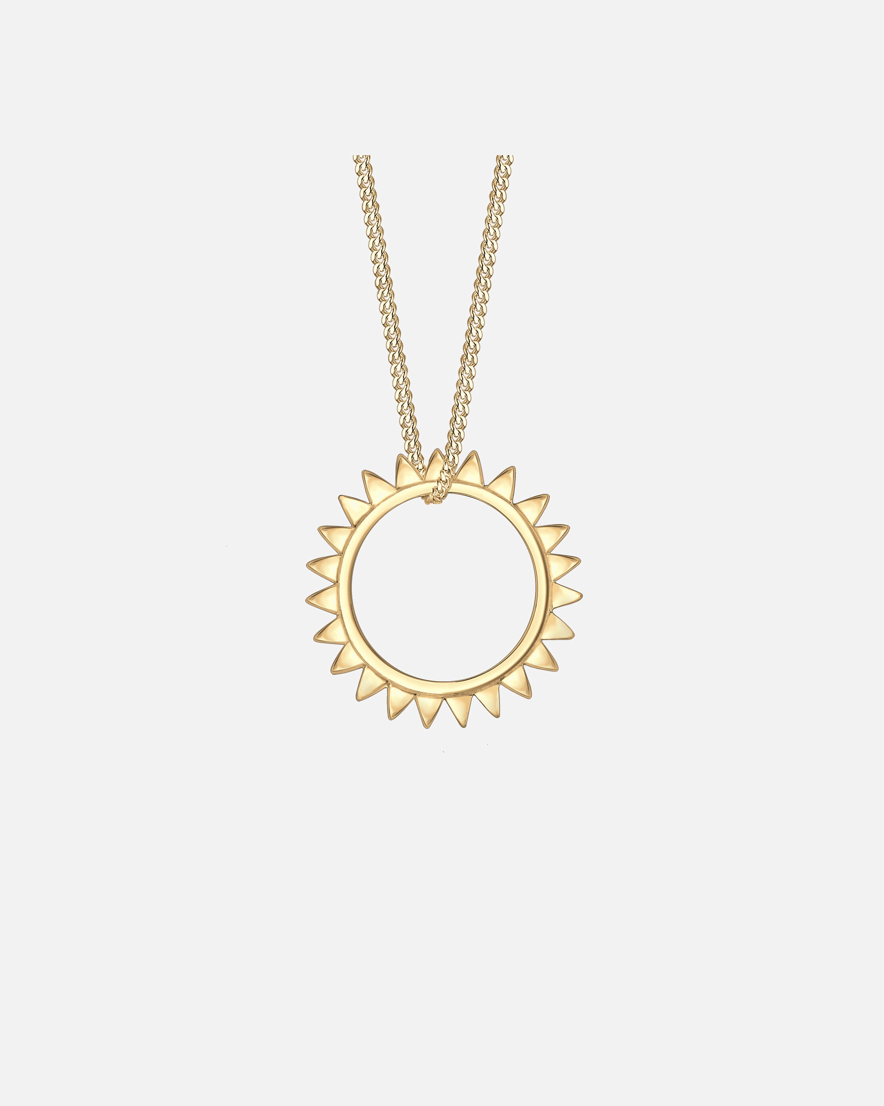 Halskette für Weiblich Elli Sonne Sommer Geo Astro Trend 925 Silber 45