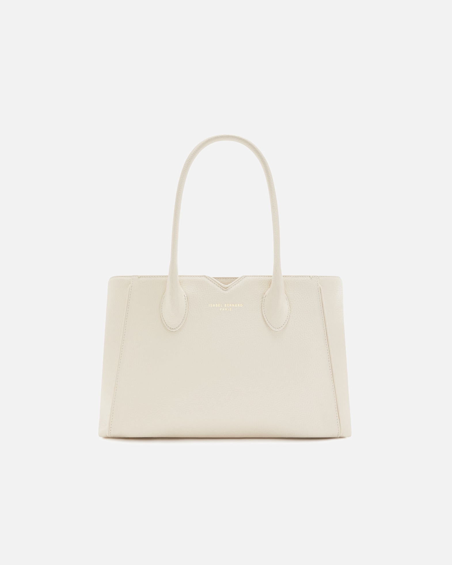 Tasche für Weiblich Isabel Bernard Isabel Bernard Honoré Cloe Midi Creme Kalbsleder Handtaschen IB25082-070 Isabel Bernard Honoré Cloe Midi Creme Kalbsleder Handtaschen IB25082-070