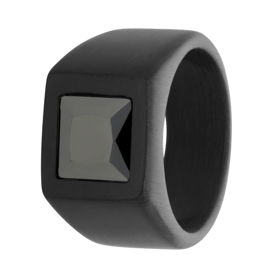 Lucardi Ringe Stahl - silbern 66mm Herren