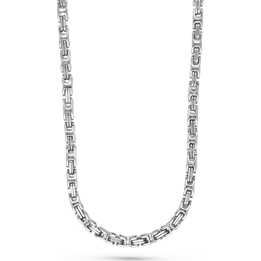 FAVS Kette Edelstahl silber Herren