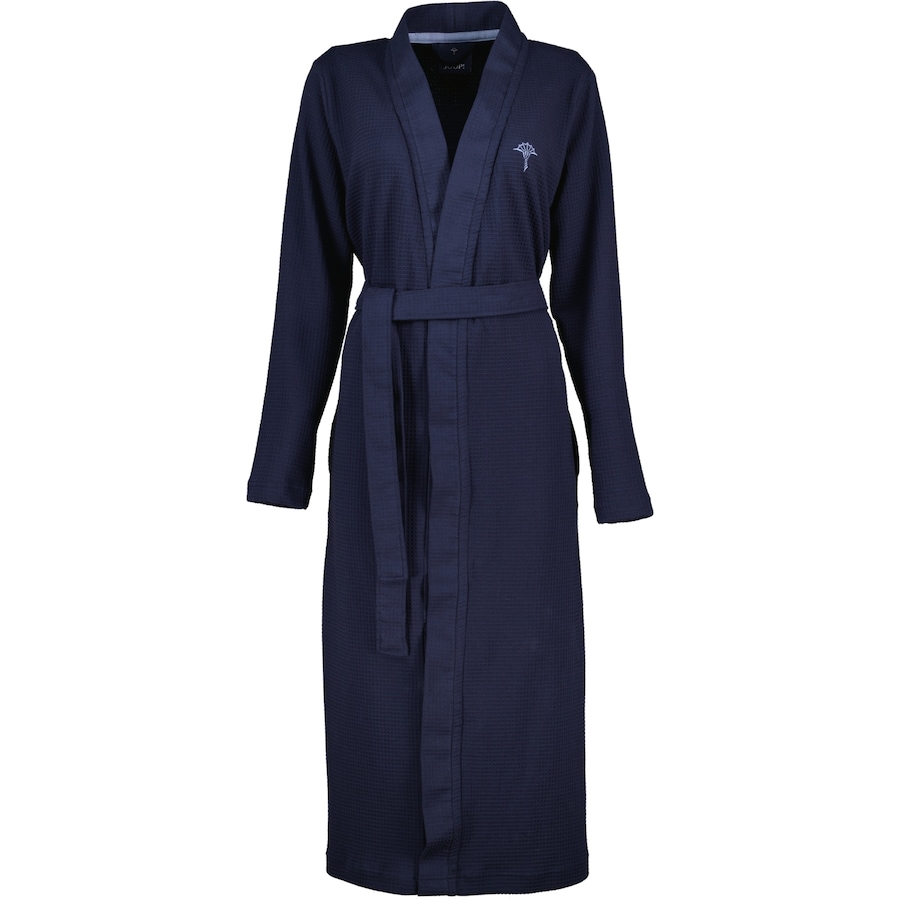 JOOP! Bademäntel Damen Kimono Pique 1657 blau - 175 XL