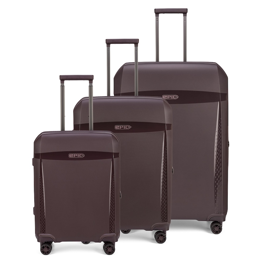 Epic Zeleste 4 Rollen Kofferset 3-teilig decadentwine Blau Herren