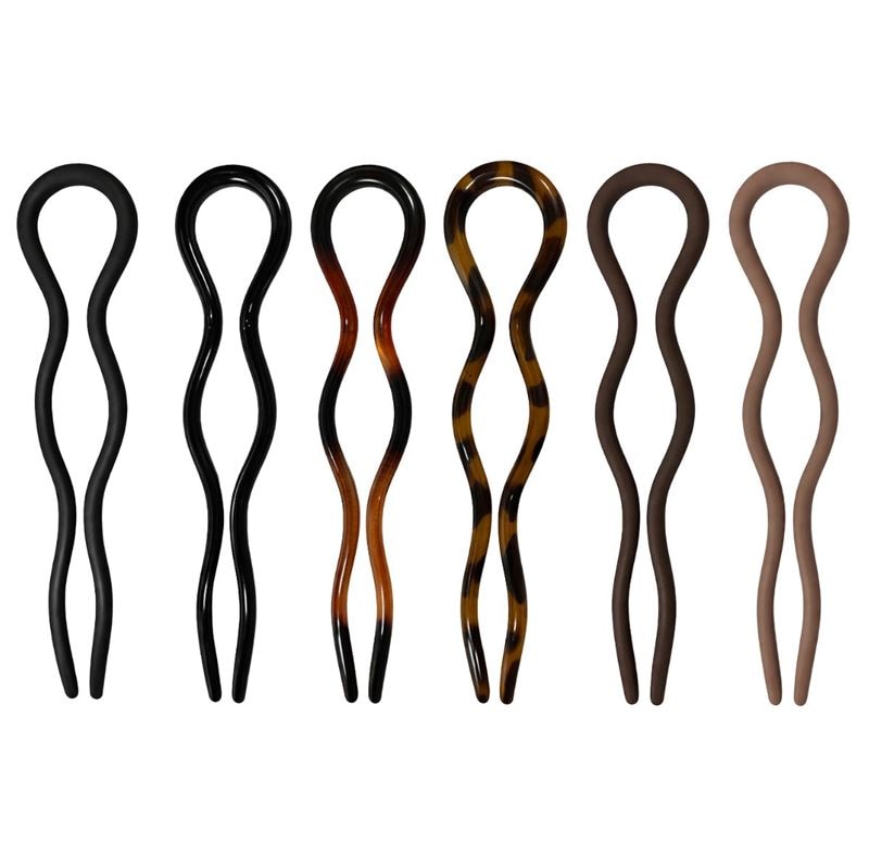 SOHO Inez Haarnadeln Schwarz/Braun