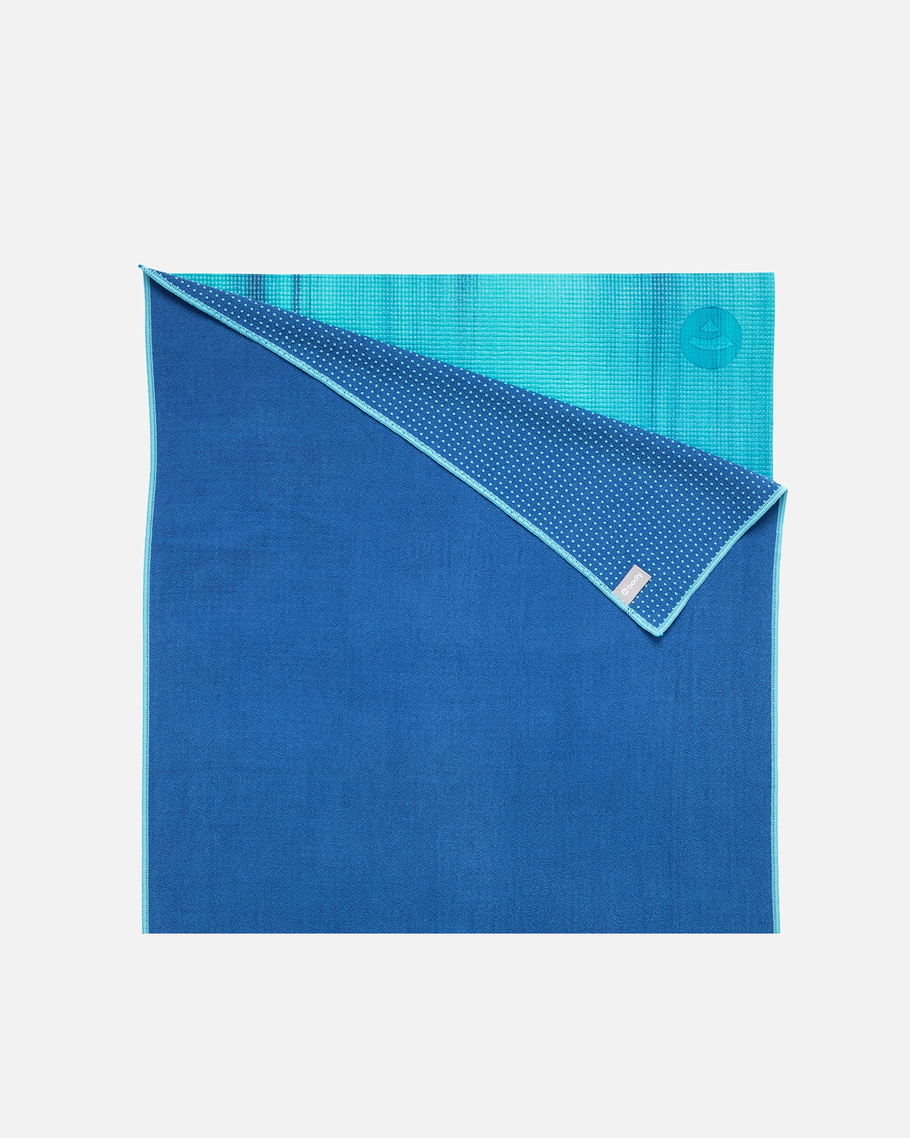 Yogazubehör für Unisex bodhi GRIP² Yoga Towel blau/aqua