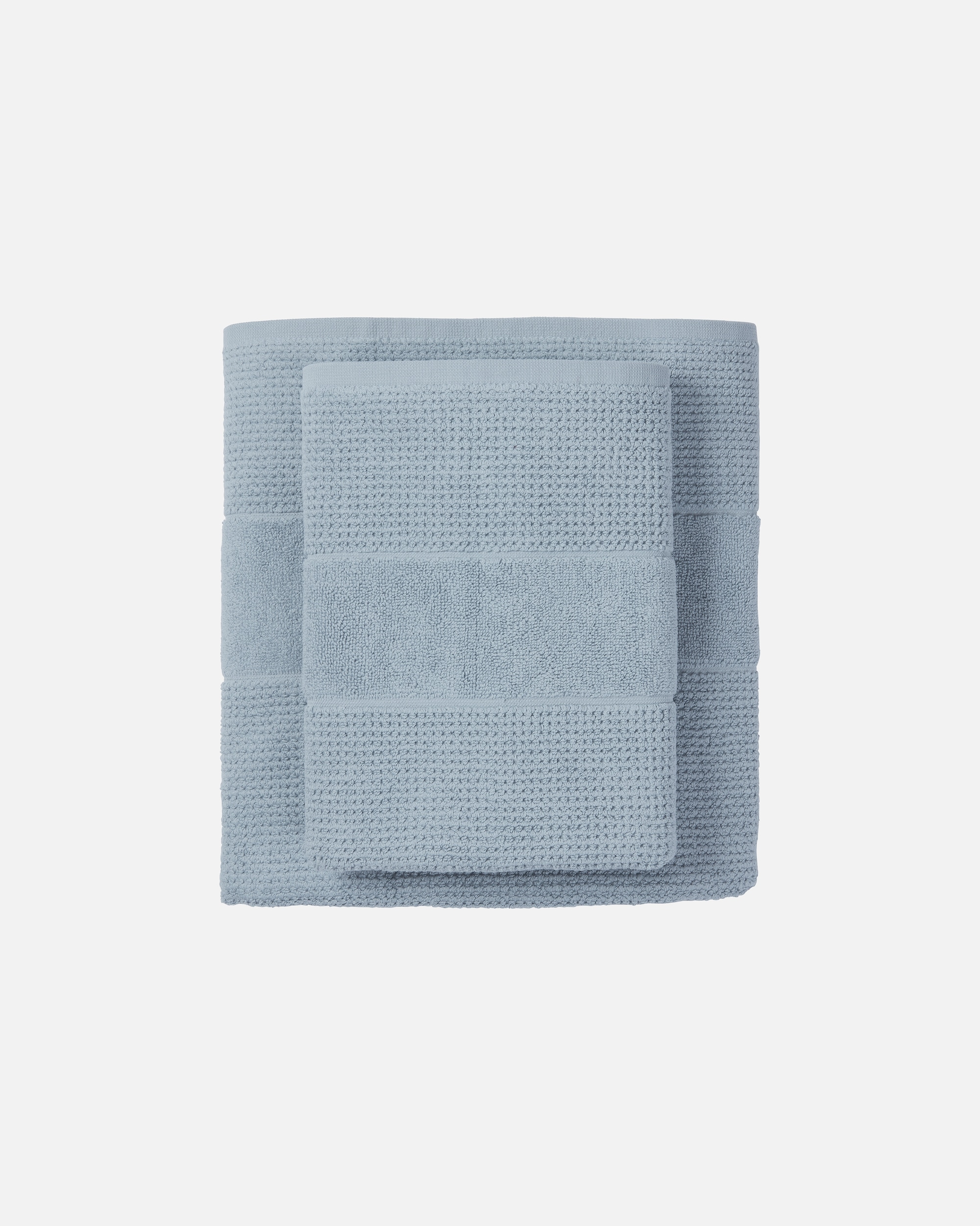 Handtuch für Unisex Schiesser Handtücher Turin im 4er-Pack aus reiner Baumwolle blau