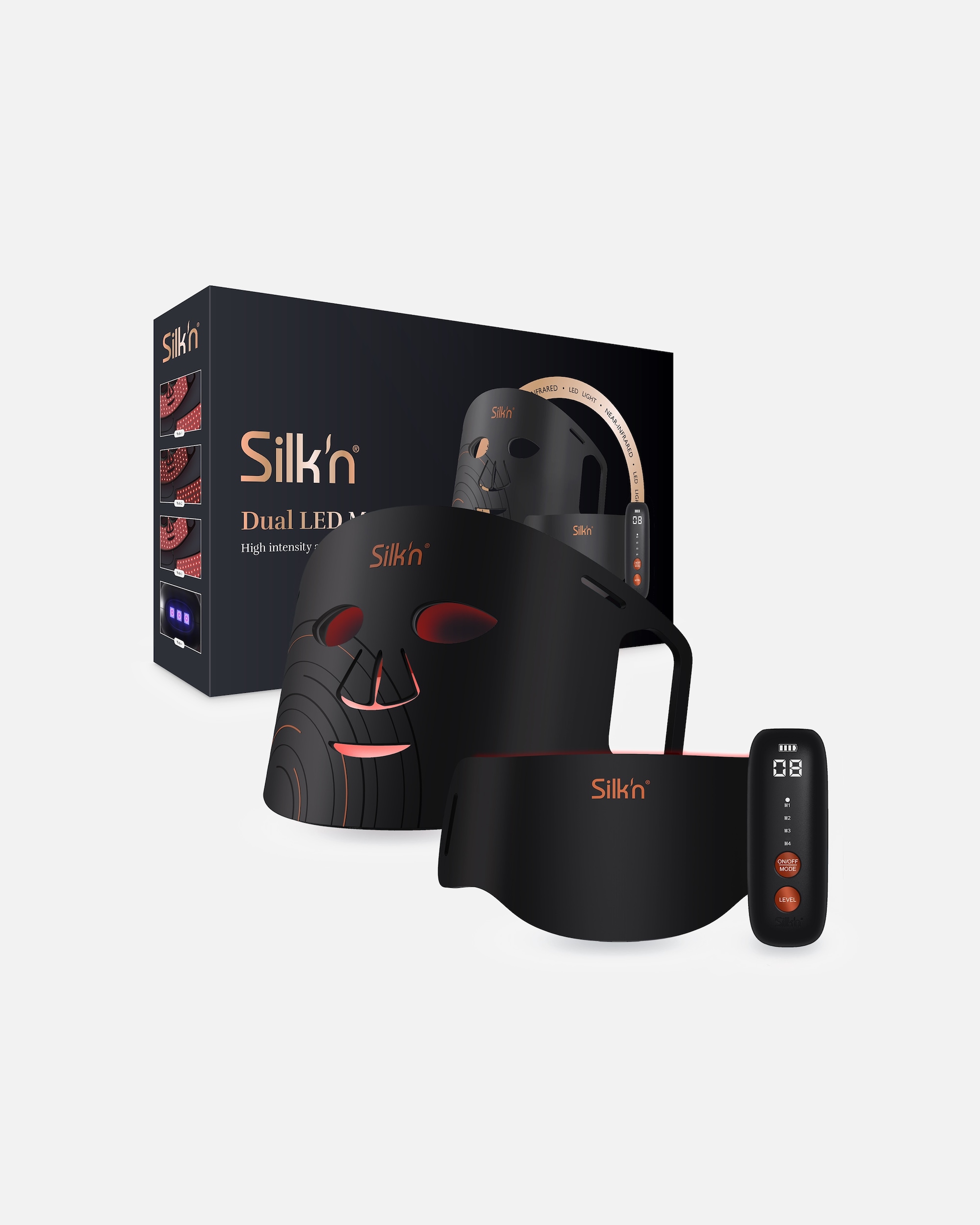 LED-Maske für Unisex Silk'n Dual LED Set Schwarz