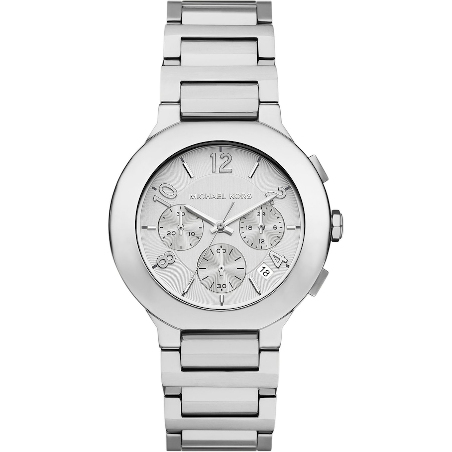 Michael Kors Chronograph Edelstahl silber Damen