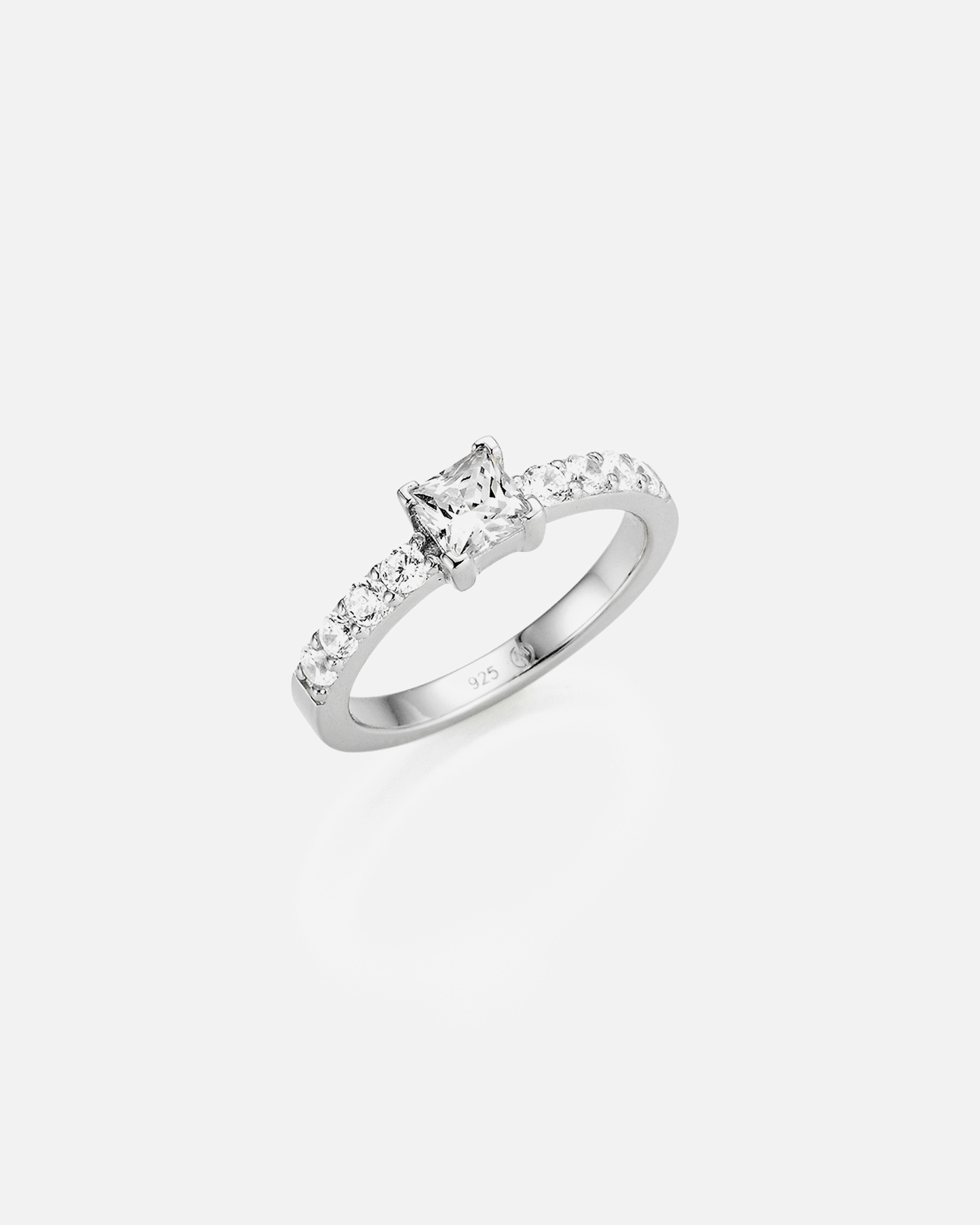 Ring für Weiblich Giorgio Martello Milano Ring Zirkonia, Silber 925 58