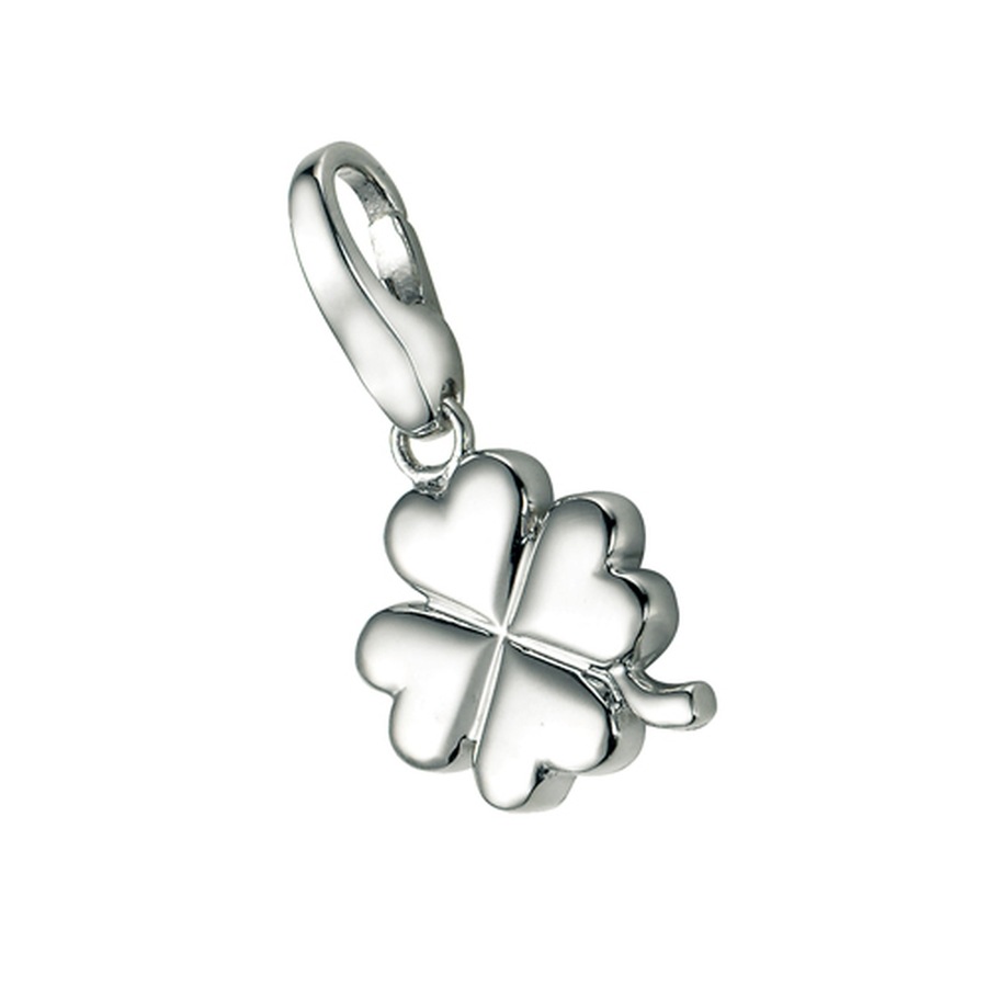 Giorgio Martello Milano Charm Kleeblatt, Silber 925 Damen