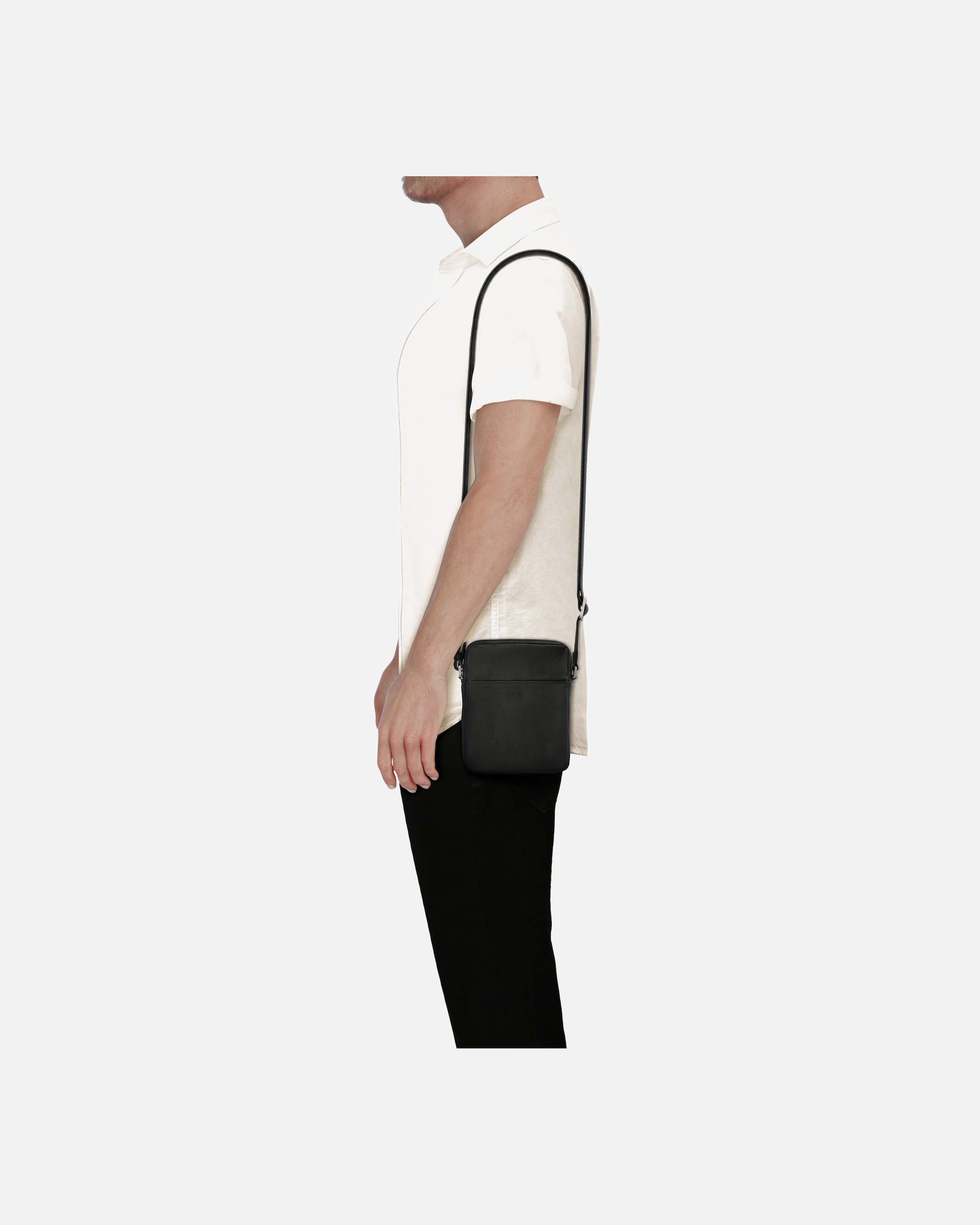 Tasche für Männlich Picard Umhängetasche Milano schwarz