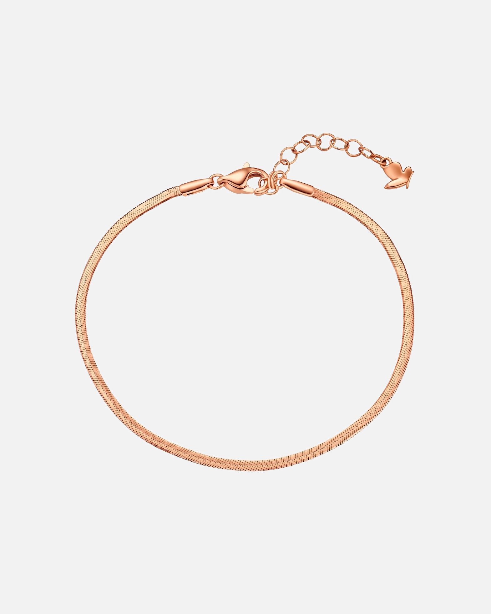 Armband für Weiblich Glanzstücke München Armband aus Edelstahl in Roségold 17,0 cm Basislänge + 3,0 cm Verlängerung