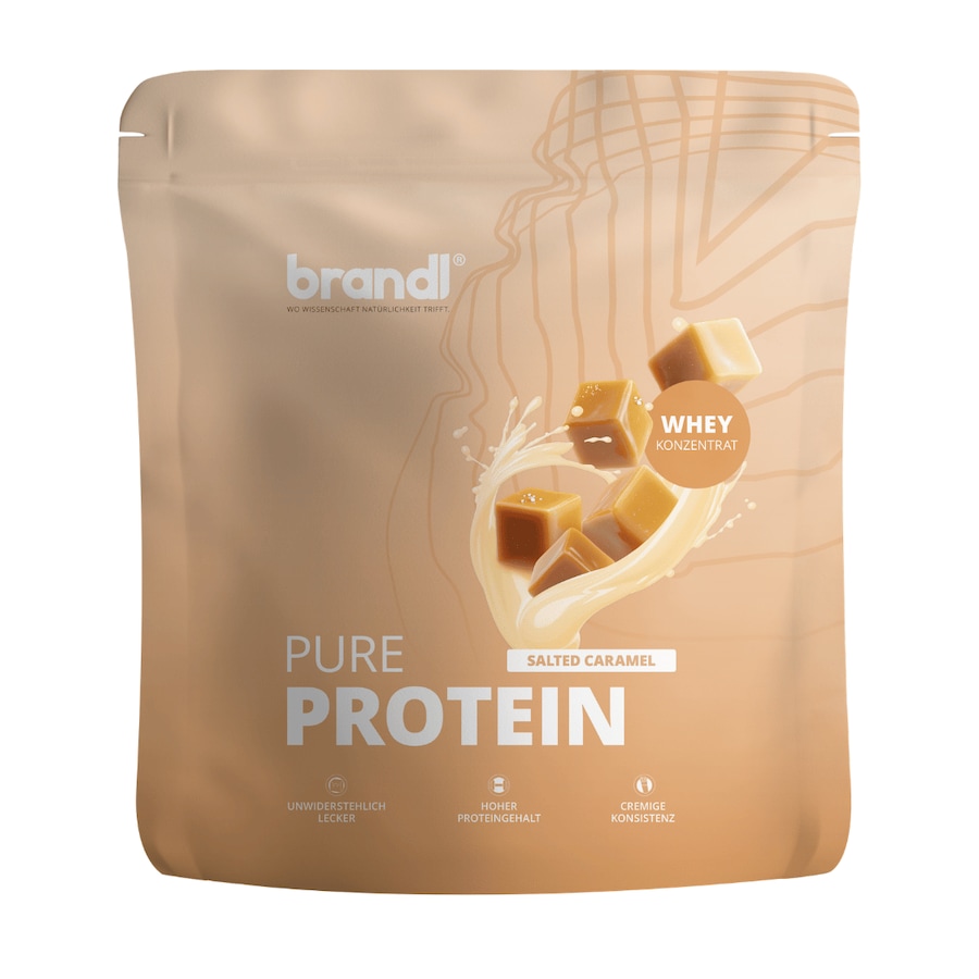 Brandl Nutrition Proteinpulver aus Whey Salted Caramel 1000 g