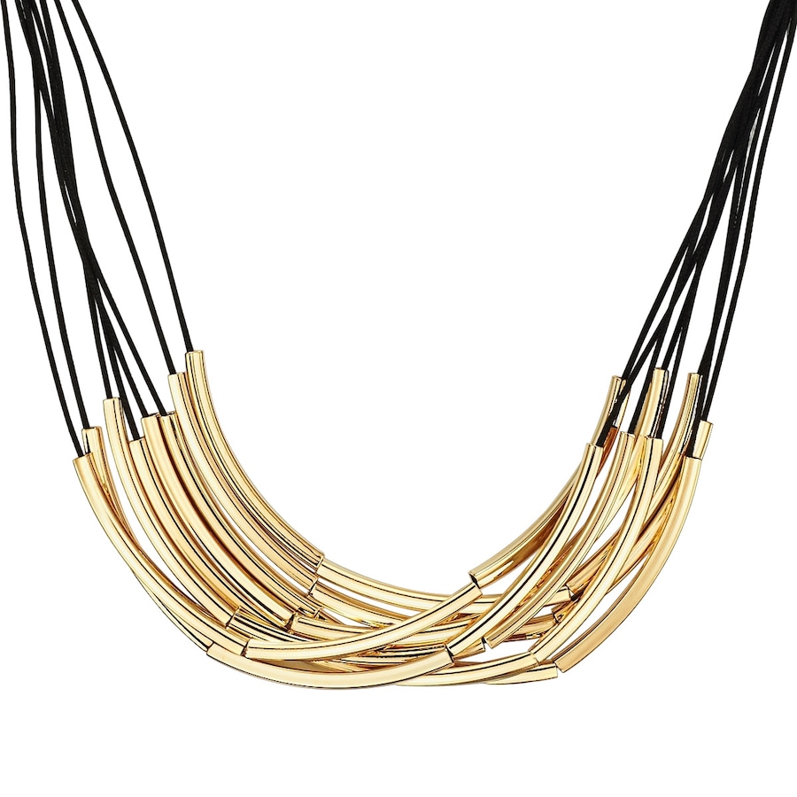 Lulu & Jane Halskette Metall-Legierung in Gelbgold 42,0 cm Basiskette + 6,0 Verlängerung Damen