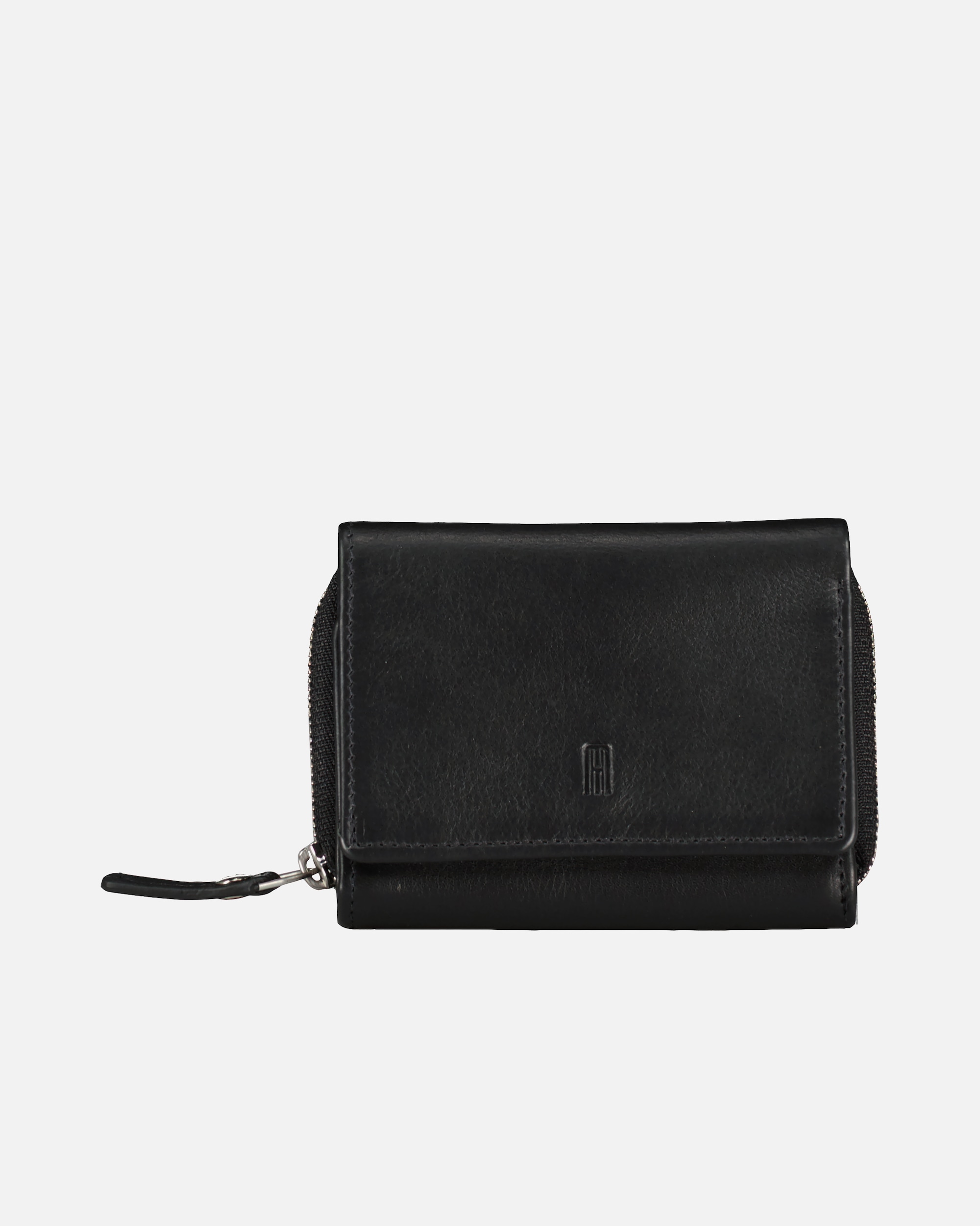 Portemonnaie für Weiblich Hausfelder Manufaktur Geldbörse Nappa mit RFID-Schutz Schwarz