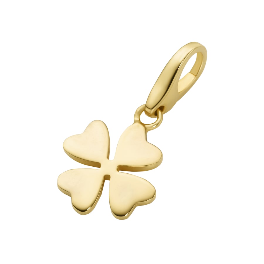 Giorgio Martello Milano Charm Kleeblatt Gold Damen