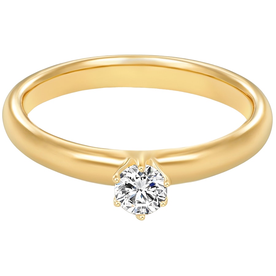 Trilani Ring Sterling Silber Zirkonia in Gelbgold 56 Damen