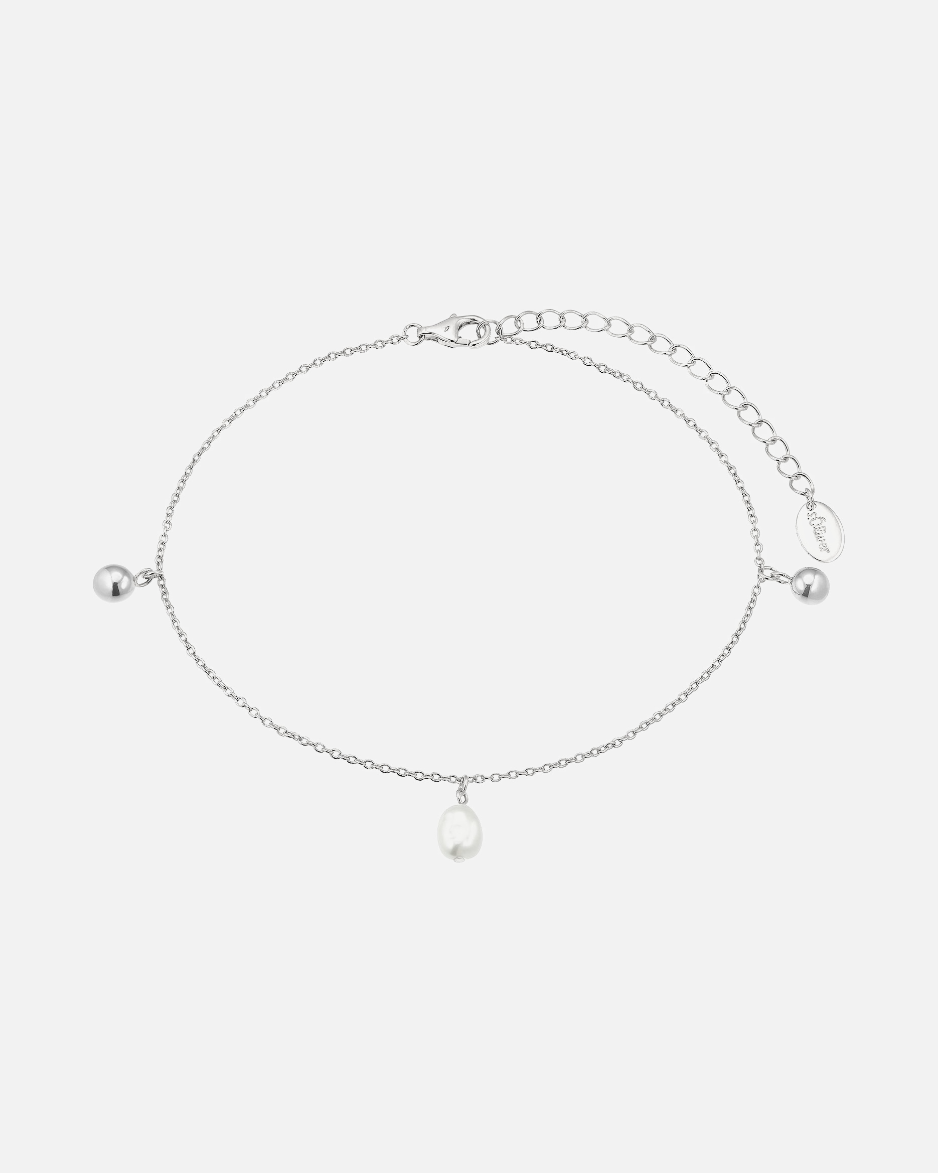 Fußschmuck für Weiblich s.Oliver Fußkette 925er Silber One Size