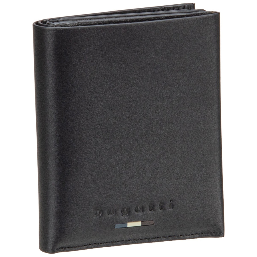 Bugatti Geldbörse Romeo Upright Wallet Black Schwarz Herren