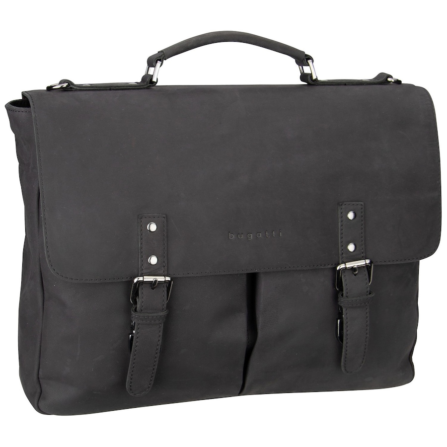 Bugatti Aktentasche Luca With Flap Schwarz Herren