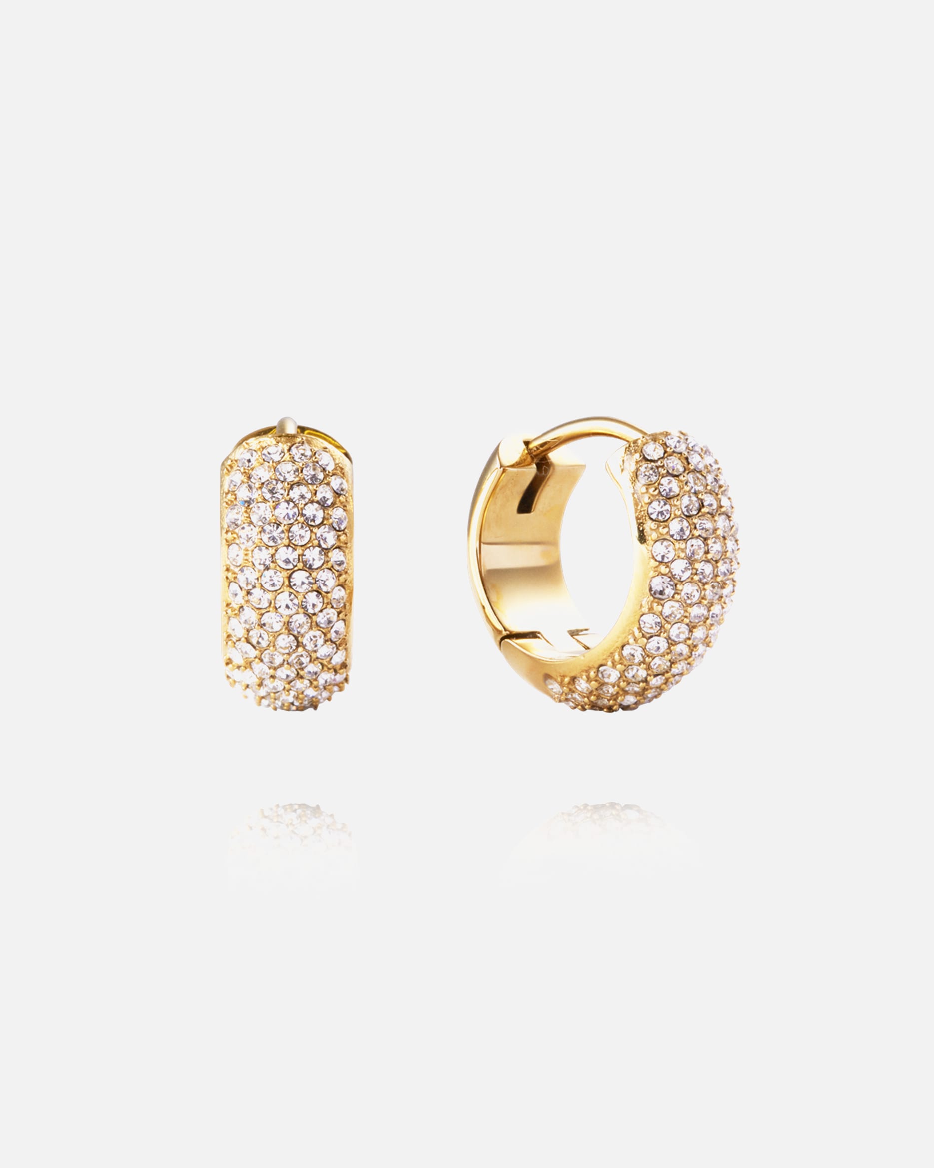 Ohrringe für Weiblich Mockberg Mockberg Amour Hoops Small MO210 Gold