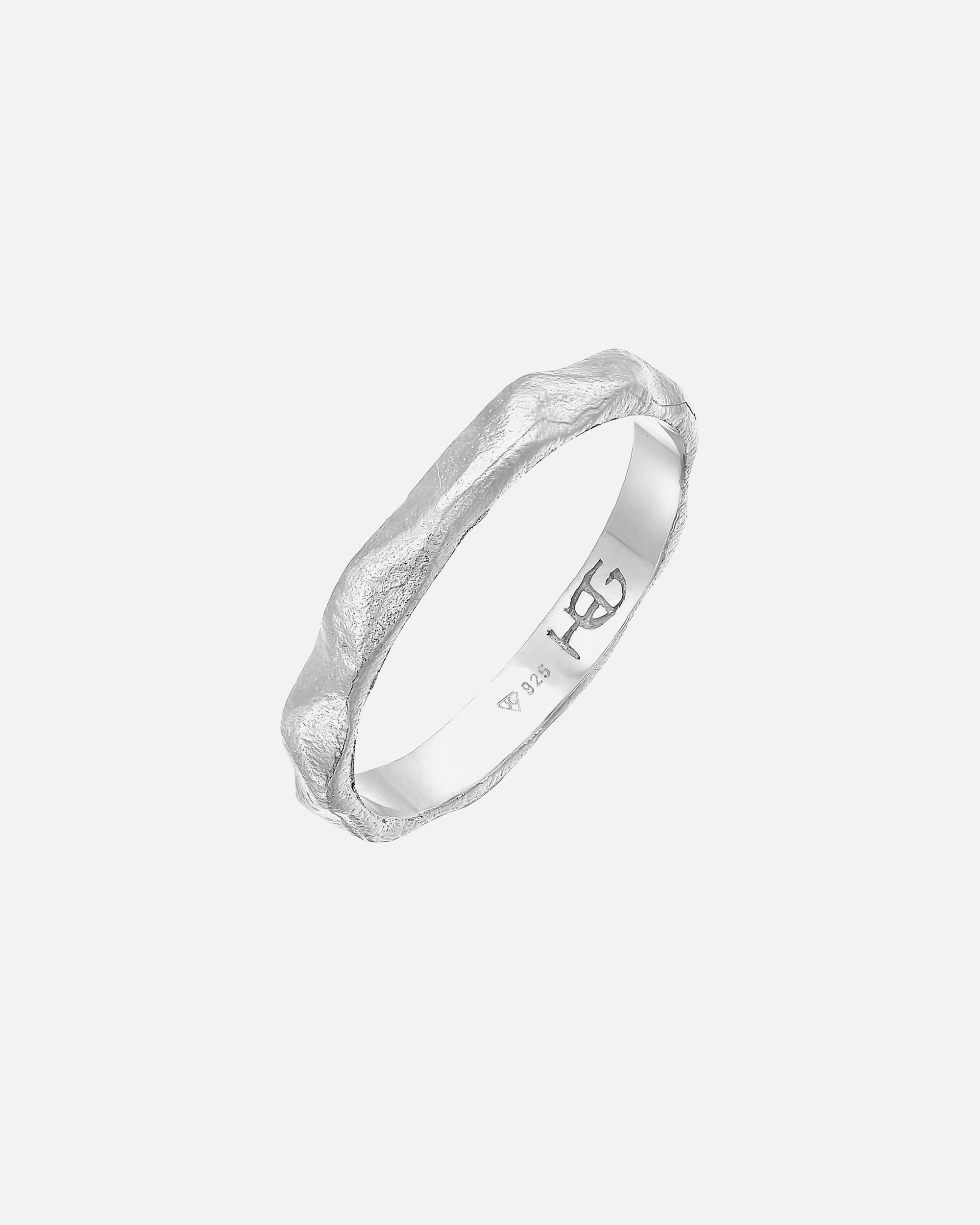 Ring für Männlich Haze & Glory Default Brand Line Basic Bandring - Babylon 925 Silber 60