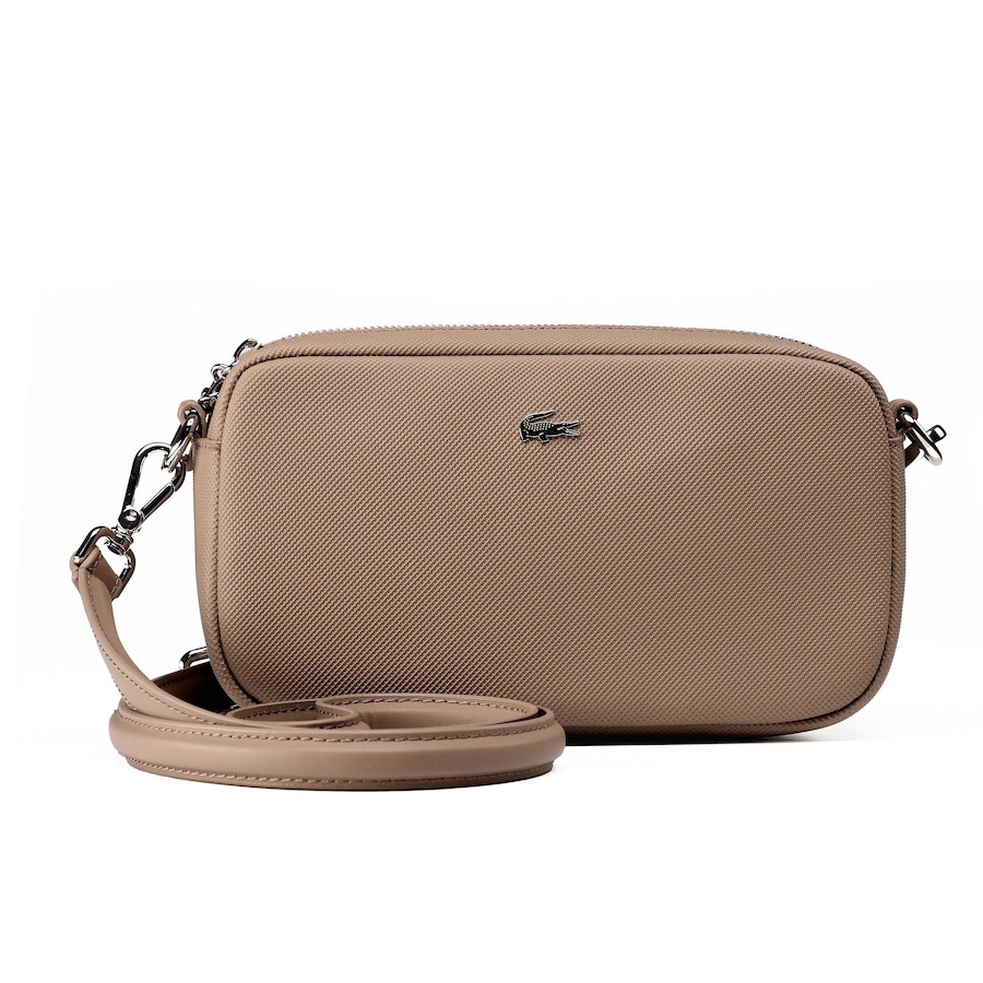 Lacoste Core Essentials Umhängetasche taupe Nude Damen